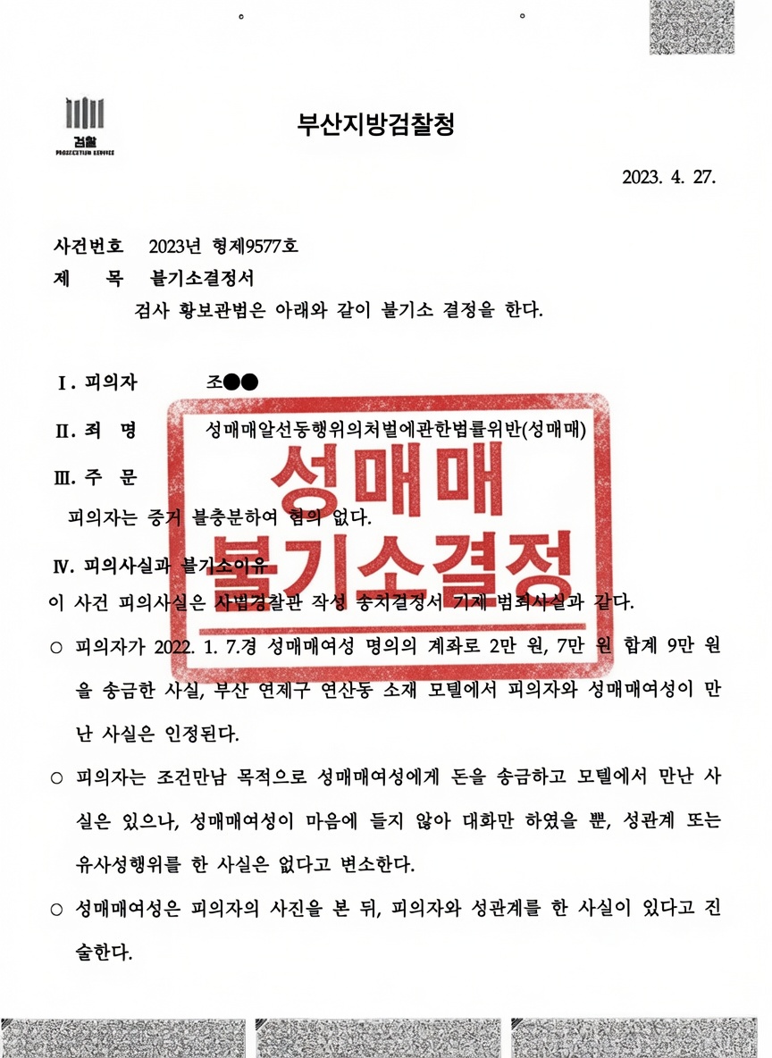 언론이슈,조건만남 성매매 불기소